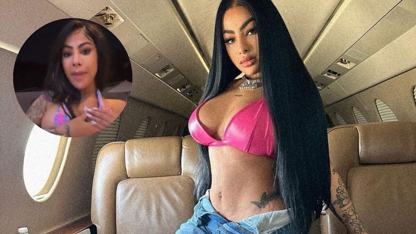 Video | Tekashi le sacó una ‘pucheca’ a Yailín en pleno en vivo de