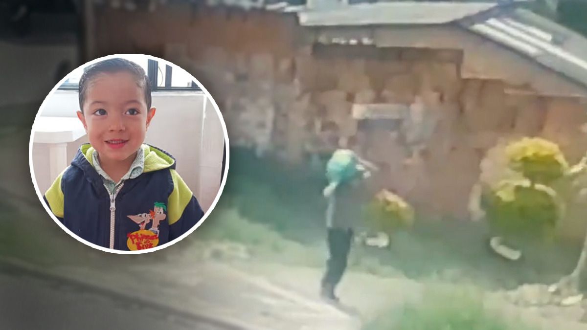 Video | Padrastro de Jerónimo habría sido captado cargando el cuerpo del niño en una bolsa