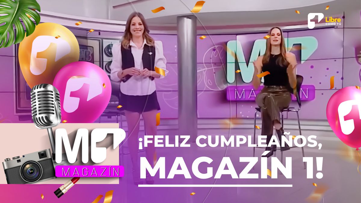 Magazín 1, el programa de variedades del Canal 1 celebra su primer aniversario