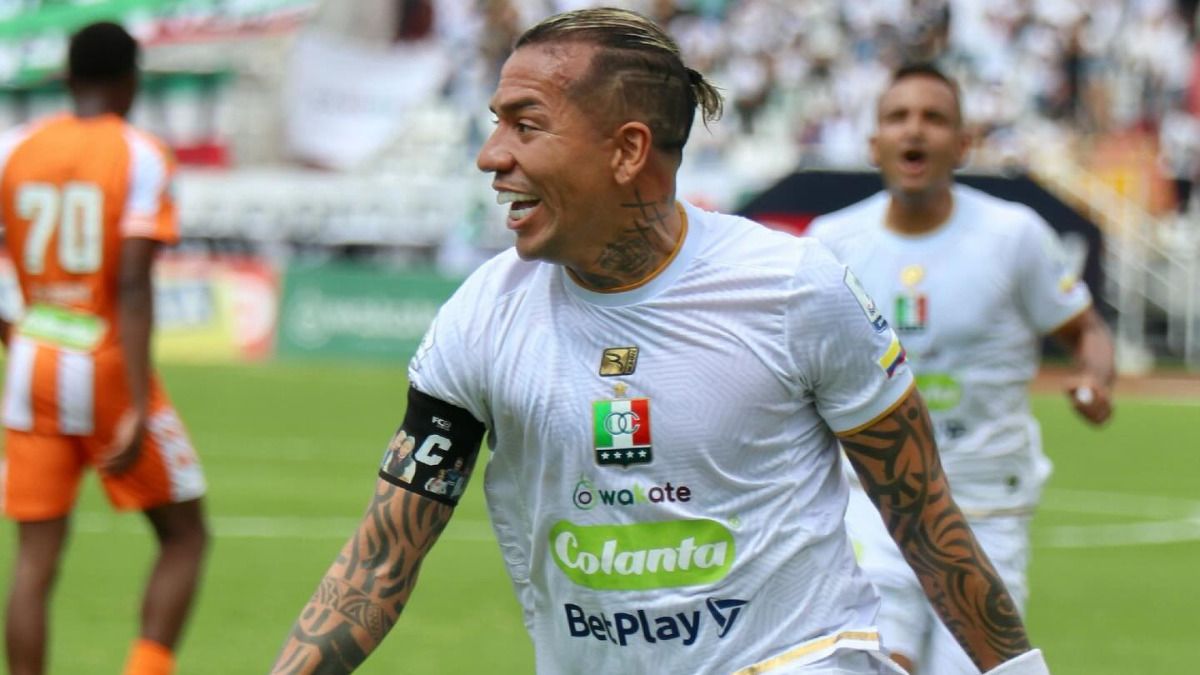 Por el récord: Dayro Moreno está a un gol de ser el máximo artillero del fútbol colombiano
