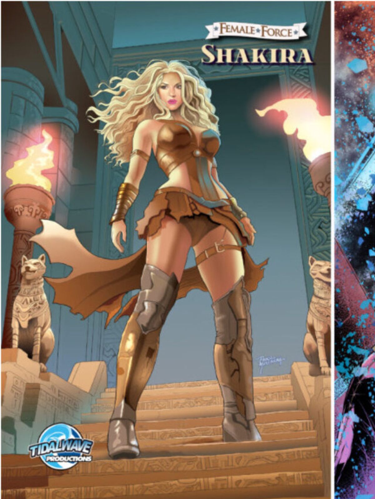 TidalWave Comics lanza nueva entrega de su serie ‘Fuerza Femenina’ dedicada a Shakira