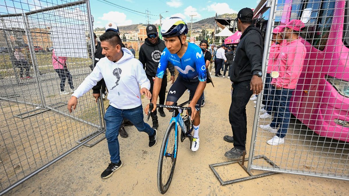 Nairo pone en duda su presencia en el Giro de Italia: se fracturó su brazo derecho