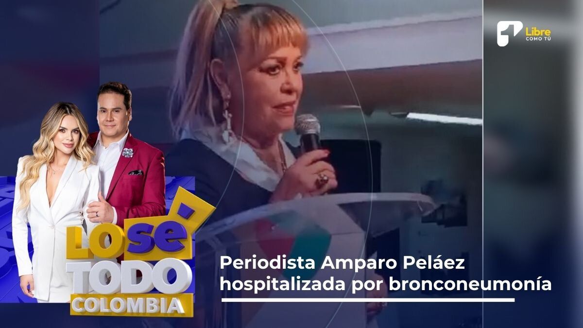 Periodista Amparo Peláez hospitalizada por bronconeumonía