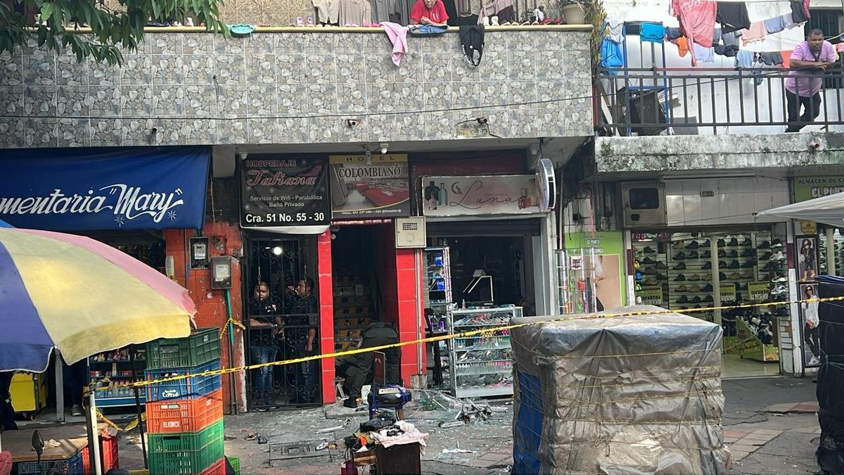 Video | Reportan fuerte explosión en el centro de Medellín: una persona terminó herida
