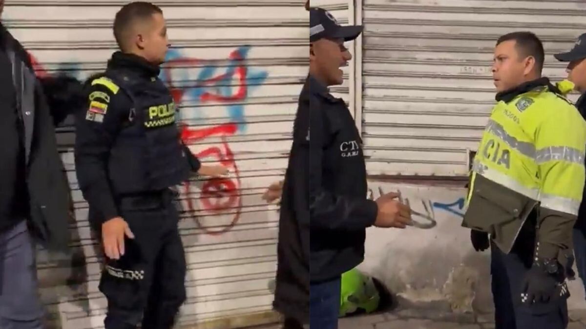 Policías capturados en flagrancias por extorsión a expendedores de droga en Bogotá