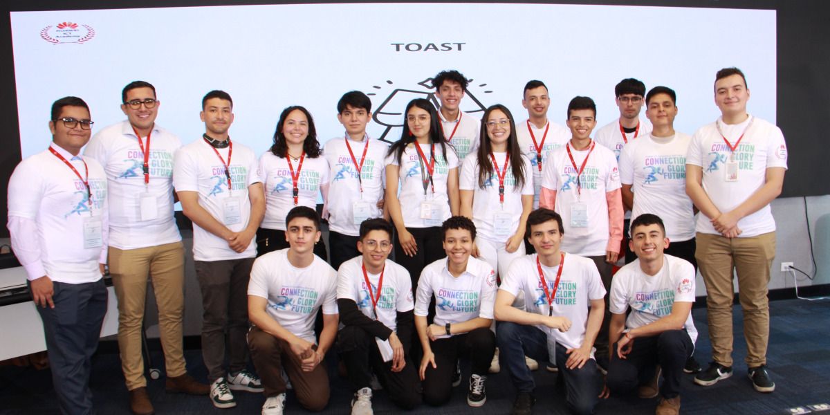 Jóvenes colombianos brillan en la competencia global de tecnologías de Huawei