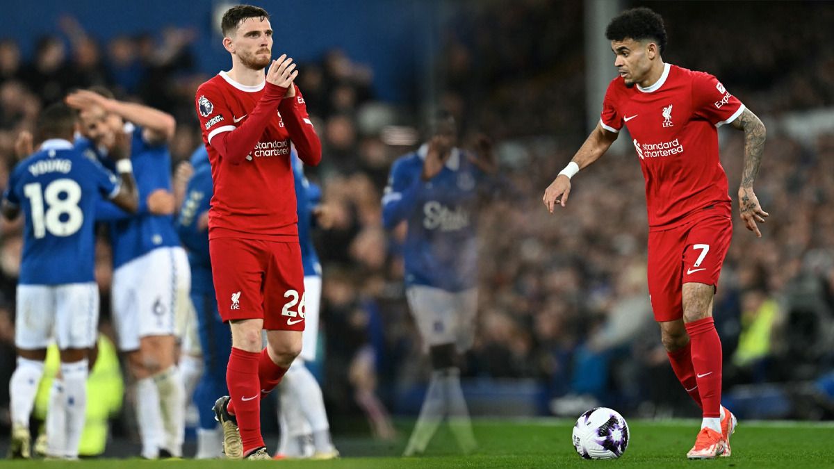 Liverpool cae ante Everton en el derby: se esfuman las chances de Liga para Luis Díaz