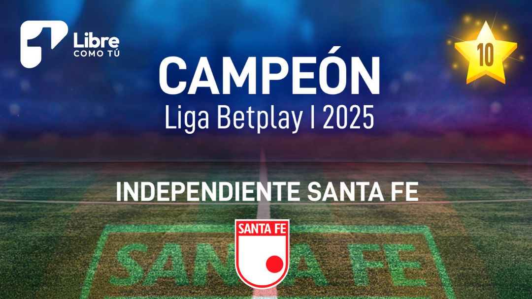 Santa Fe se coronó como el campeón de la Liga Betplay 2025 - Canal 1