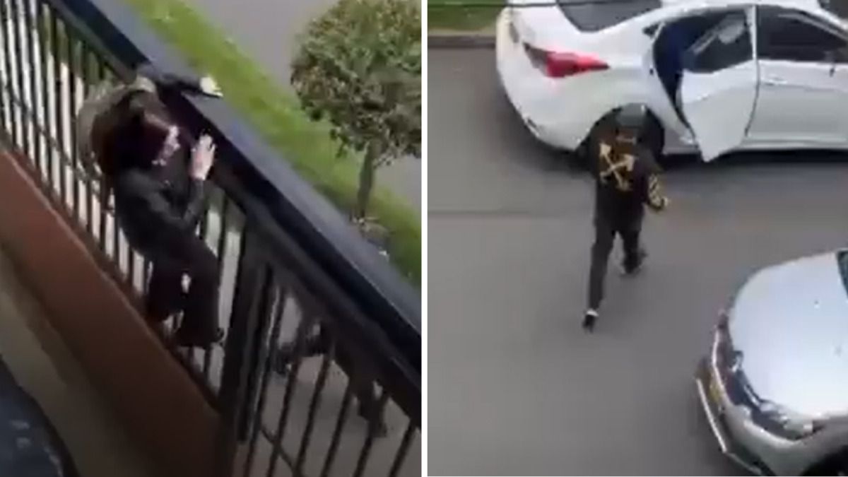 En video quedó registrado un intento de robo frustrado en la localidad Puente Aranda