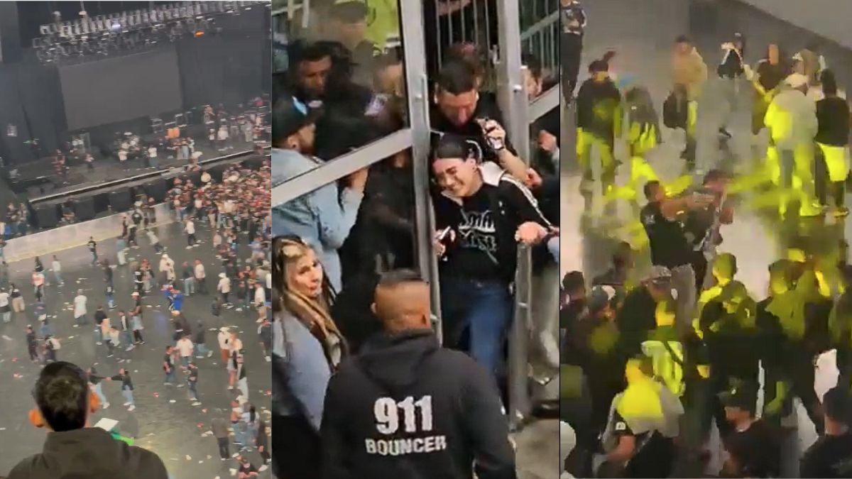 Video Caos y tragedia en concierto de Damas Gratis en el Movistar Arena deja un muerto