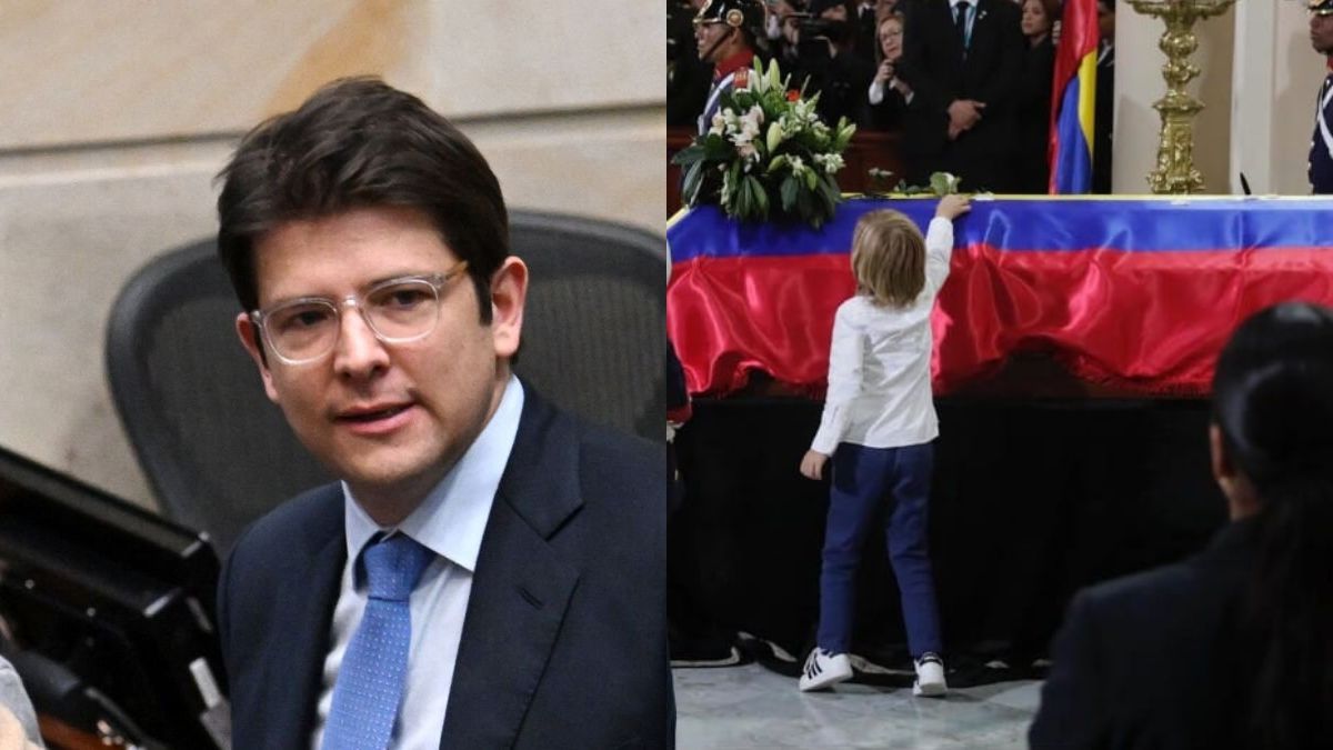 Este fue el momento en el que hijo de Miguel Uribe, conmovió a Colombia durante el sepelio