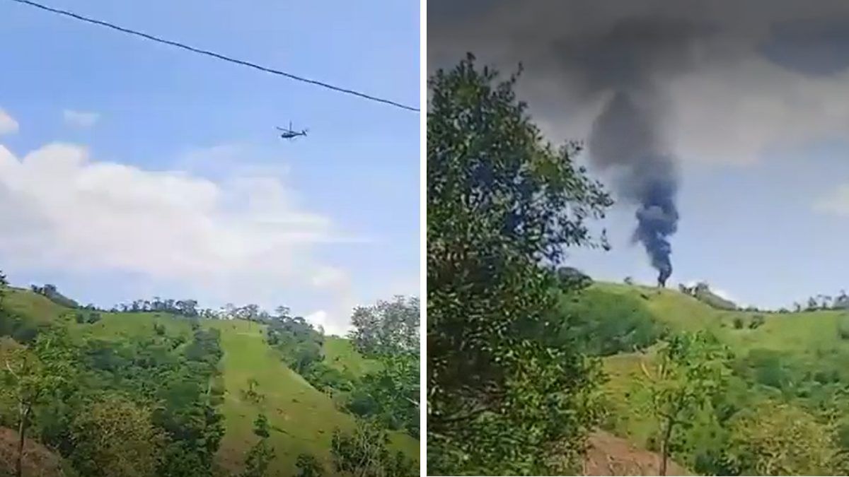 Video Así fue el ataque con dron a helicóptero que dejó ocho uniformados muertos